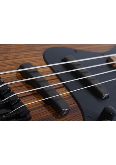 Schecter J-4 Exotic Telli Bas Gitar (Faded Vintage Sunburst)