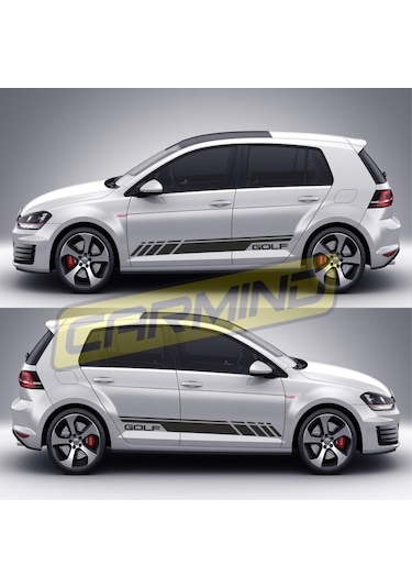 Volkswagen Golf 7 Yan Şerit Sticker 2013-2017
