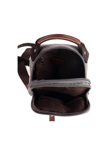 Ççs London 31468 Kanvas Çapraz Çanta Gri