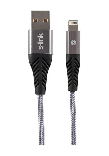 S-Link Hızlı Şarj Lightning 3A Apple iPhone Data Kablosu Uyumlu iOS