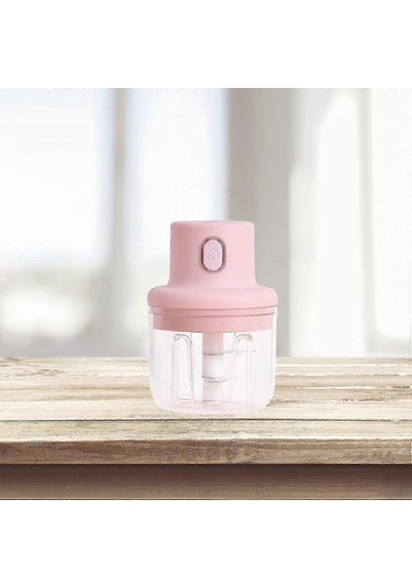 250 Ml Mini Elektrikli Sarımsak Doğrayıcı Şarj Edilebilir Sarımsa Çok Renkli