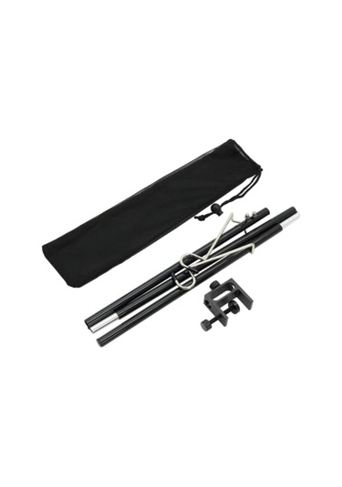 Homyl Kamp Feneri Standı 2 Adet Kancalı Asılı Işık Siyah Siyah