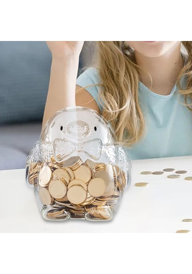 Dolıty Para Tasarrufu Pot Kavanoz Masa Üstü Dekorasyon Heykel 12cmx11,5cm