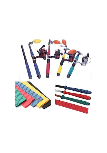 Homyl Kaymaz Dokulu X-tube Isıyla Daralan Boru Olta 22mm-mavi