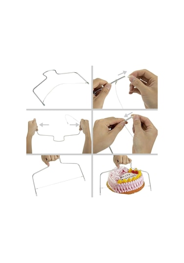 Sones 205'i 1 Arada Pasta Süsleme Döner Tablası Seti Pasta Süsleme Ağız Pişirme Gereçleri