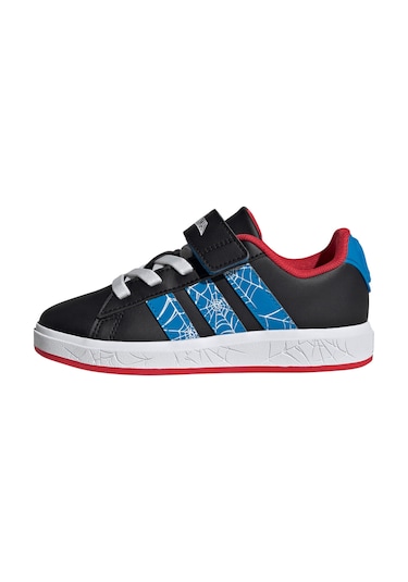 Adidas Adi Das Grand Court Spider- Cblackbrbluepurrub Unisex Çocuk Siyah Günlük Ayakkabı Crblck Siyah