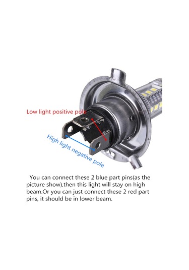 H4 9003 Hb2 80w 8000lm 8000k Led Far Ampulleri Kiti K20631-2