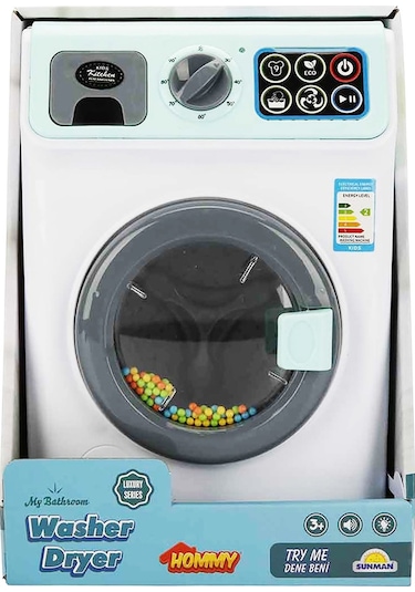 Sesli Işıklı Oyuncak Çamaşır Makinesi