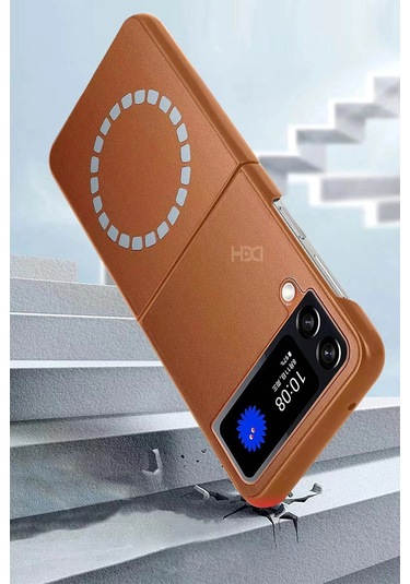 Samsung Galaxy Z Flip 4 Kılıf Hbc-156 Forum Magneticsafe Kapak - Lacivert