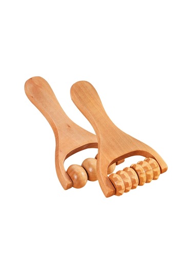 Ahşap Masaj Silindiri Tetik Nokta Silindiri Ağrıyan Kaslar Vücut Masaj Aleti Yüz Boyun Ayaklar Baldır Bacaklar Kollar Doku Rahatlaması Çok Renkli