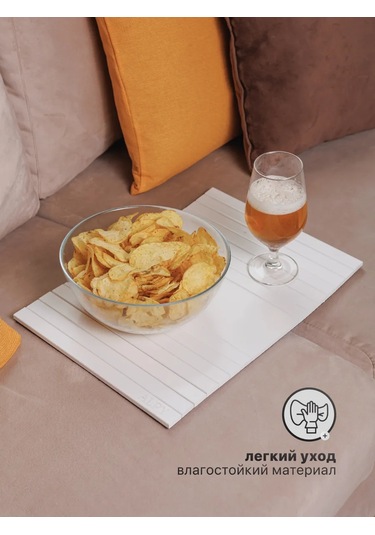 Alpy Kanepe Kol Dayanağı İçin Dekoratif Kaplama 168601426 Beyaz