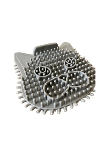 Dodes Kedi Tasarımlı Ergonomik Tuvalet Fırçası Çok Renkli