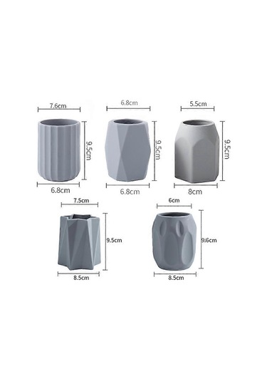 Ganzhoushop Masaüstü Basit Kozmetik Kalem Saklama Öğrenci Kalem Tutucu Kırtasiye Kutusu