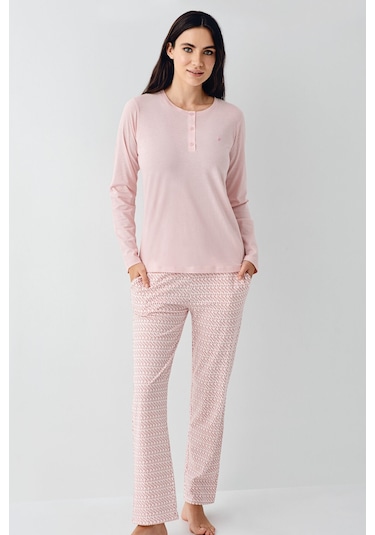 Pierre Cardin Kadın Pembe Pijama Takımı Pc9080-s-v1 Pembe