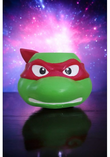 Ninja Kaplumbağa Şeklindeki Kalemlik Rafael 7x10 Cm Kırmızı