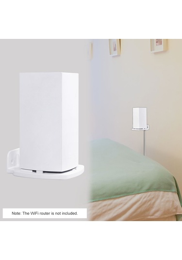 Dianziye Linksys Velop Dual-band Wifi İçin Beyaz Abs İç Mekan Braketi - Tekli Paket Df1010 Beyaz