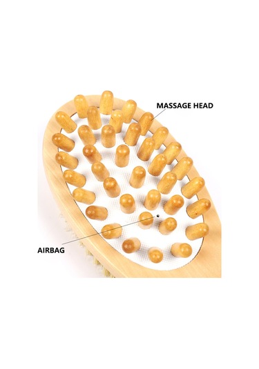 Homyl Ev Seyahat Oteli Için Çift Taraflı Duş Fırçası Uzun