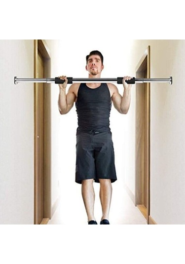 Kapı Veya Koridora Takılıp Ayarlanabilen Demiri Barfiks Aleti Kapı Barfiksi Beyaz