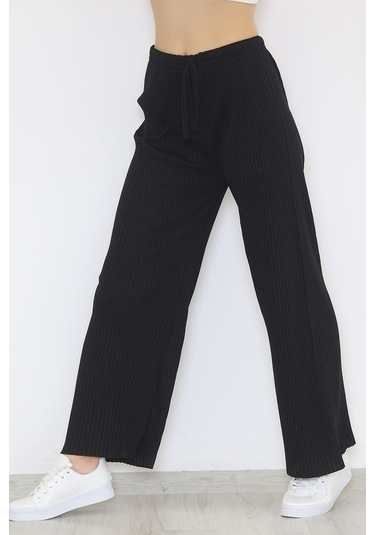 Mokashopin - Fitilli Alt Siyah - 8337.1567. 001