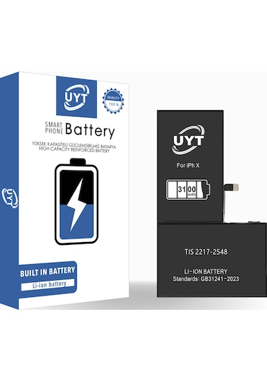 Apple Uyumlu iPhone X  3100 mAh Süper Batarya