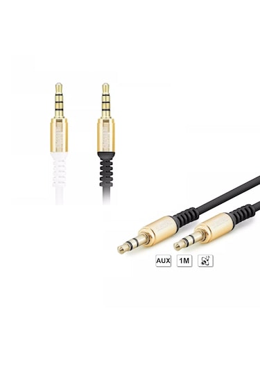 Subzero AX50 Mikrofonlu Aux Kablo 1 M