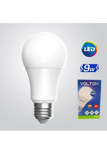 9 W LED AMPUL - 10'LU PAKET - VOLTEK - YÜKSEK KALİTE