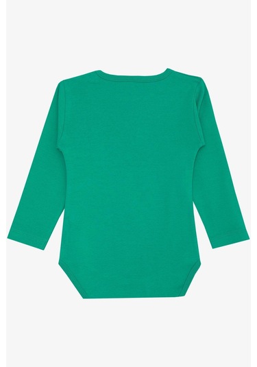 Breeze Erkek Bebek Çıtçıtlı Zıbın Body Ressam Kedicik Baskılı 9 Ay-3 Yaş, Yeşil-yeşil Yeşil