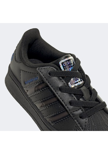 Adidas Superstar Led Lıghts Cf El I Çocuk Siyah Spor Ayakkabı Js1295 Siyah
