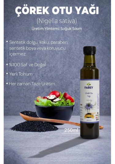 Esfabey Çörek Otu Yağı 250ml 250 ML