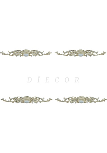 Diecor Dekoratif Polimer Patina, Mobilya, Duvar Ve Tavan Motifi Beyaz 34x10 34 X 10 Model:xa110