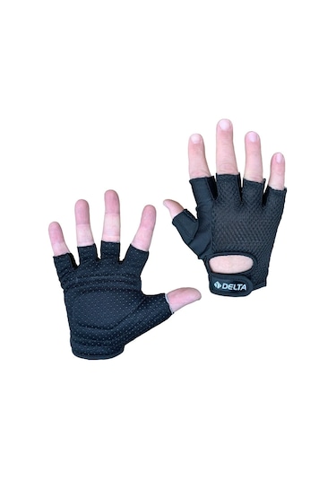 Delta Armour Halter, Body, Fitness Ve Ağırlık Eldiveni Siyah Siyah