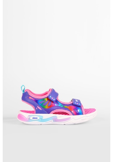 Vicco But Kız Çocuk Işıklı Sandalet Mor