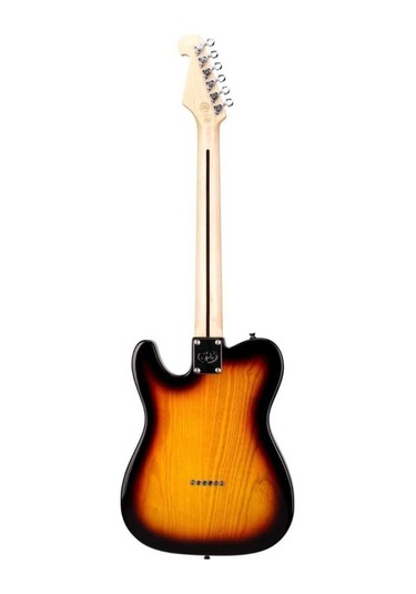Sx Stl/ash/3ts Semi Hollow Body Telecaster Elektro Gitar Sunburst