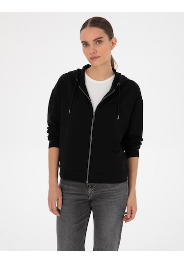 Pierre Cardin Kadın Siyah Hırka Örme 50314965-vr046 Siyah