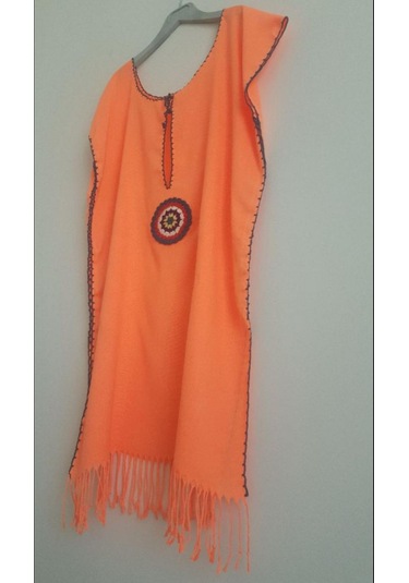 Plaj Elbisesi Turuncu