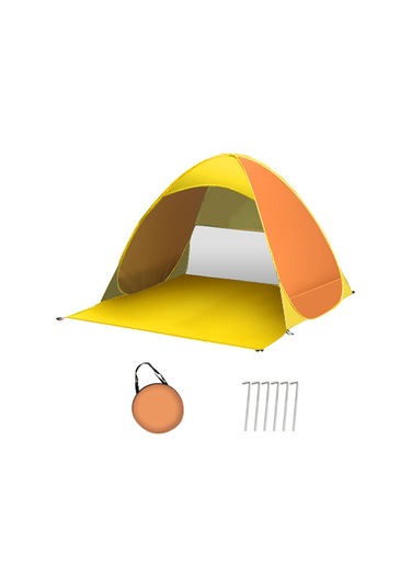 Padalink Otomatik Açılır Plaj Çadırı: Uv Koruma, Rüzgar Ve Yağmur Dayanıklı, Taşınabilir Çok Renkli