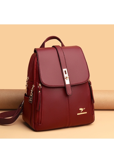 Sırt Çantası Kadınlar İçin Yeni Basit Ve Şık Bayan Sırt Çantası İşe Gidip Gelme Tüm Eşleşen Büyük Kapasiteli Tek Omuzlu Beyaz Ana Resim Rengi Diğer