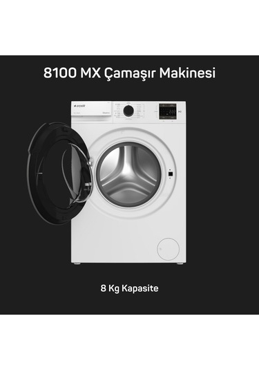 Arçelik 8100 MX Çamaşır Makinesi - 800 KMX Kurutma Makinesi