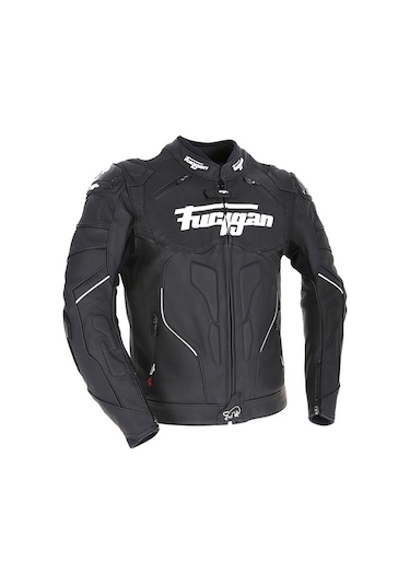 Furygan Raptor Evo 2 Deri Motosiklet Ceketi Siyah