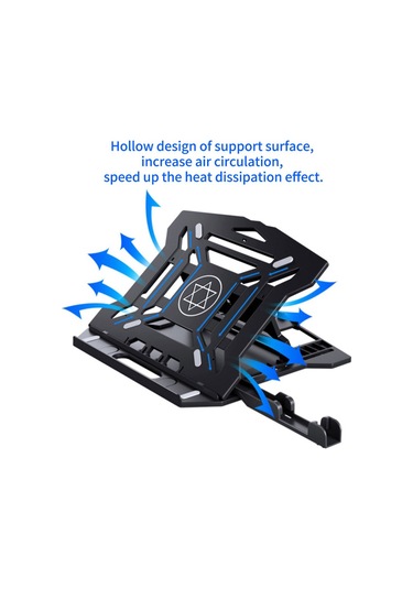 Springsun Katlanabilir 8 Seviye Yükseklik Ayarlı Taşınabilir Dizüstü Standı - 25-40 Cm Bilgisayar Ve Tablet Diğer