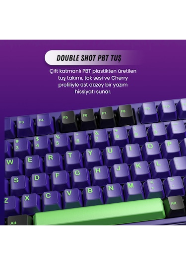 Furycube K99 Pro Mekanik Klavye - Rgb, Hotswap, Kablosuz, Mac/windows Uyumlu, Topografya