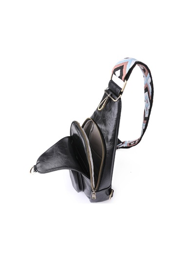 Çantalar Yeni Kadın Bel Çantaları Kadın Modası Bayan Göğüs Çantaları Çantalar Moda Yumuşak Pu Cep Telefonu Çantası Cüzdansiyah Diğer