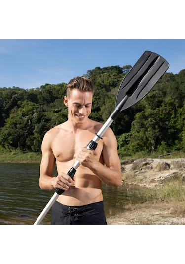 Bestway Fonksiyonel Alüminyum Kürek 145 Cm 62064 , Siyah/gri