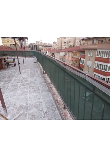 Morilu Bahçe Çit Filesi - 75'lik Yeşil Gölgelik File - Çit Örtüsü - Hayvan Gölgeliği