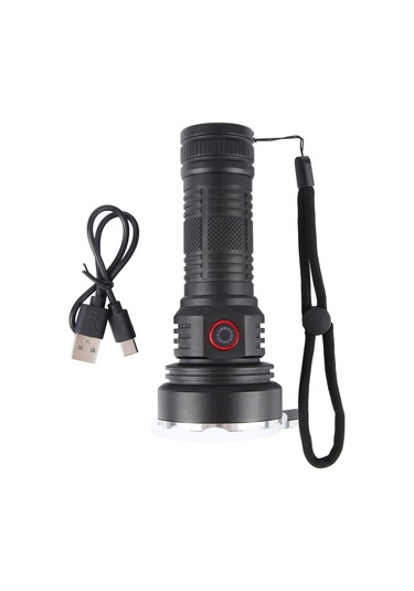 Sones W5201-1 19 Led 3200lm Süper Parlak Şarj Edilebilir El Feneri Siyah