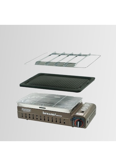 Ck-507 Orcamp Portatif Kamp Ocak Izgara - Out 1050 Tencere Seti Çok Renkli