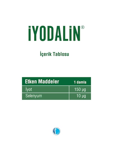 Iyodalin Iyot & Selenyum 25 25Ml 8680133001093