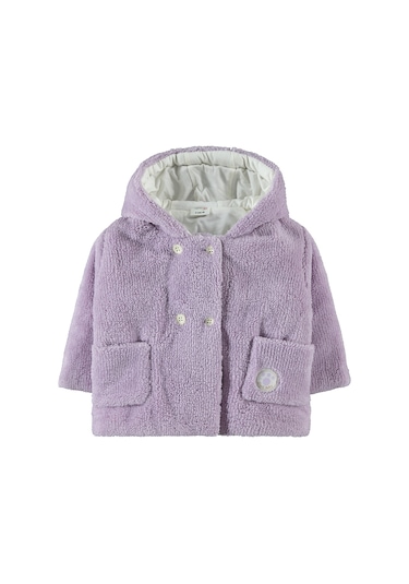 Civil Baby Kız Bebek Kapüşonlu Mont 6-18 Ay Lila 21330f888k31-2 Lila