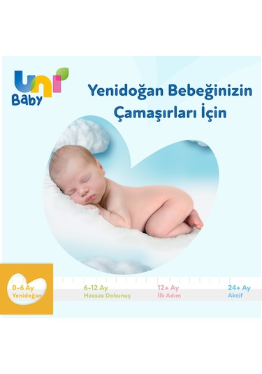 Uni Baby Parfümsüz Hipoalerjenik Yenidoğan Sıvı Çamaşır Sabunu 2 x 1500 ML