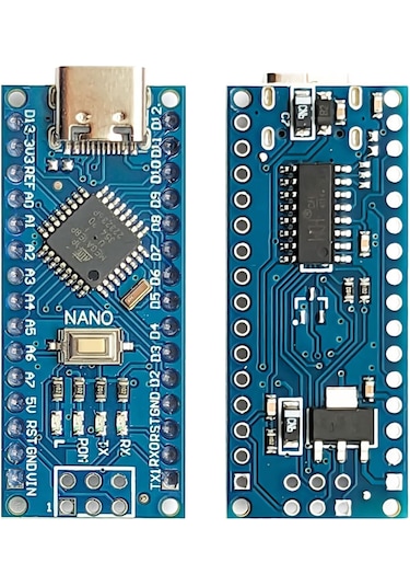 Arduino Nano Ch340 Chip Klon - Type C Lehimlenmiş